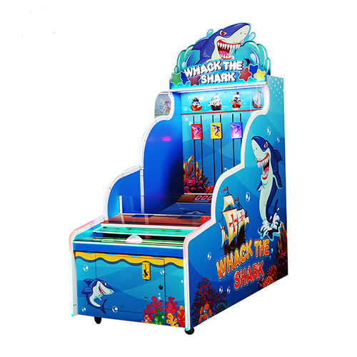 Whack The Shark Ball Throwing Redemption Arcade Game Imagem principal1