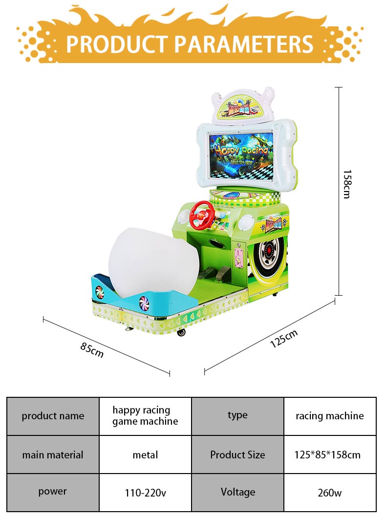 Happy racing came machine - FunSpace Arcade Game Machine Supplier