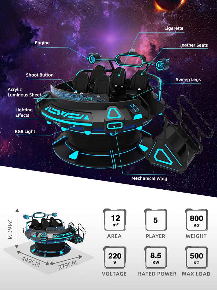 UFO Vr Game Machine Main Detail2