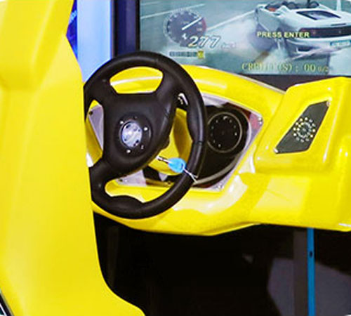 2 Players Car Driving Arcade Game Detail4