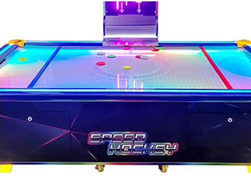 Détail de la table de hockey sur air PAC-MAN1