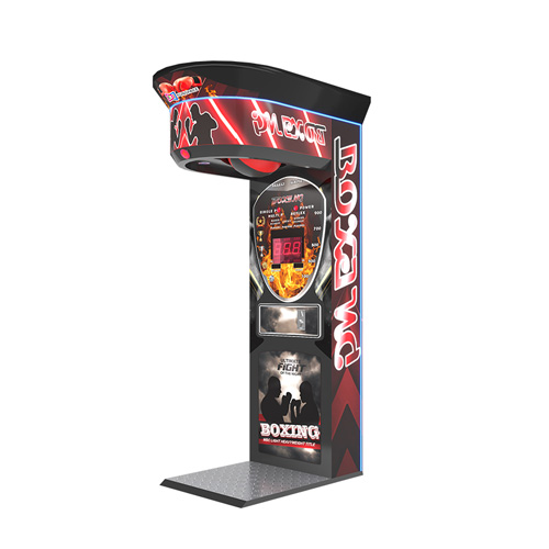 Black Red Boxing Machine Arcade Game Main Image1