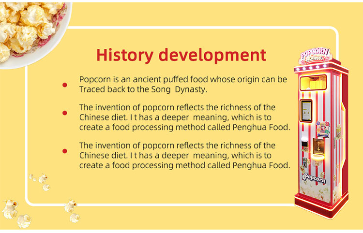 Automatic Popcorn Vending Machine Detail2