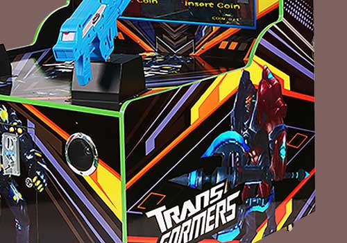 Trans Formers Gun Arcade Machine Detail1