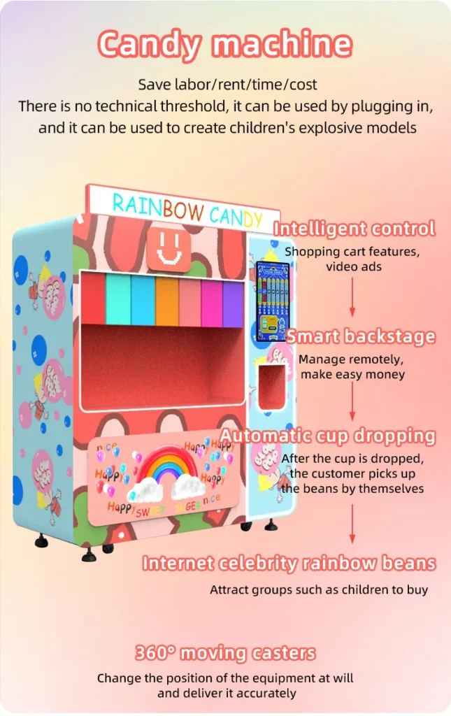 Candy Beans Dispenser Vending Machine detail7