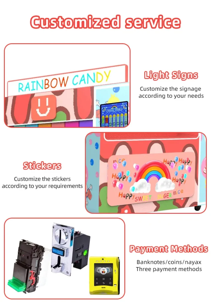 Candy Beans Dispenser Vending Machine detail8