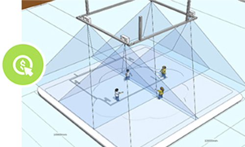 Avantages fonctionnels du jeu de projecteur de sol interactif1