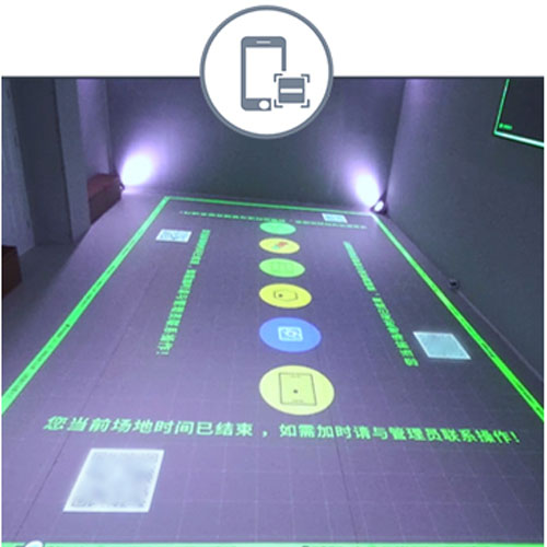 Juego interactivo de proyector de suelo GamePlay1