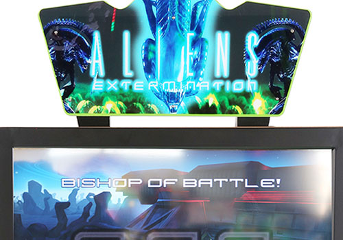 Détails du jeu de tir sur machine d'arcade Aliens Extermination1