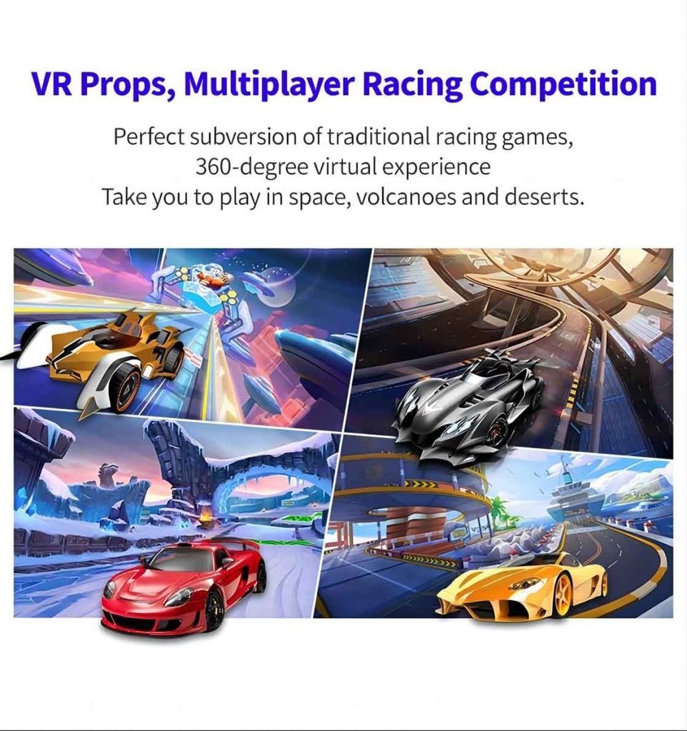 VR Space Racing Realidad virtual Simulador de conducción de automóviles Detalle3