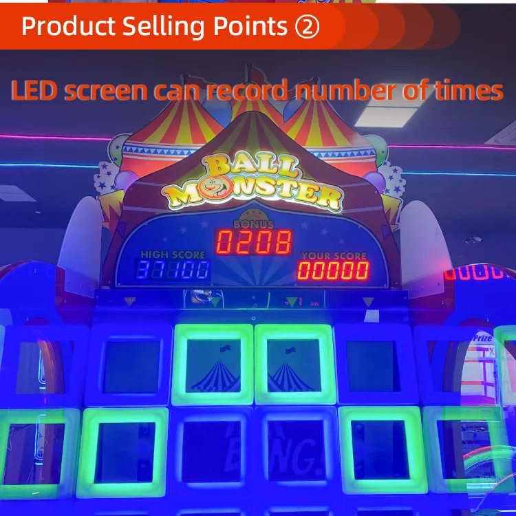 Ball Monster Ticket Redemption Game Arcade Detail8