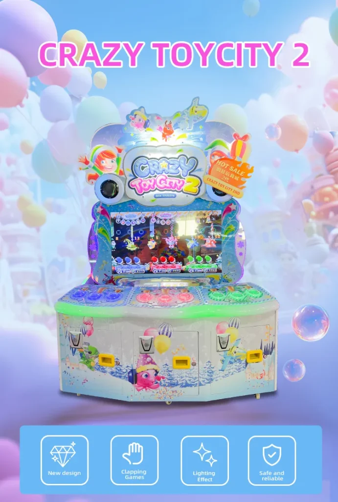 Crazy Toy City 2 Ticket Redemption Game Machine Detail1