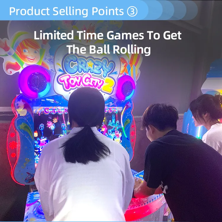 Crazy Toy City 2 Ticket Redemption Game Machine Detail5