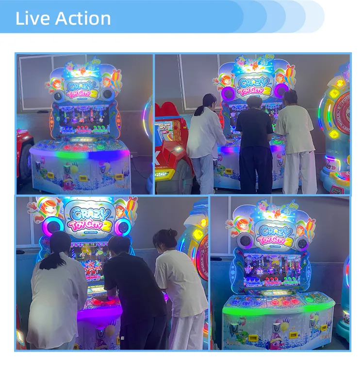 Crazy Toy City 2 Ticket Redemption Game Machine Detail7