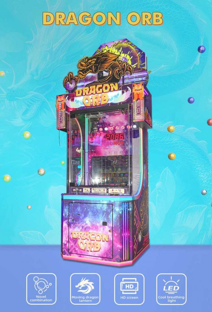 Détails de la machine de jeu d'échange de billets Dragon ORB1