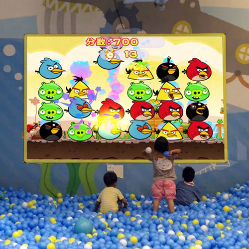 Happy Croquet Wall Projection Ball ขว้างปาเกมภาพหลัก1