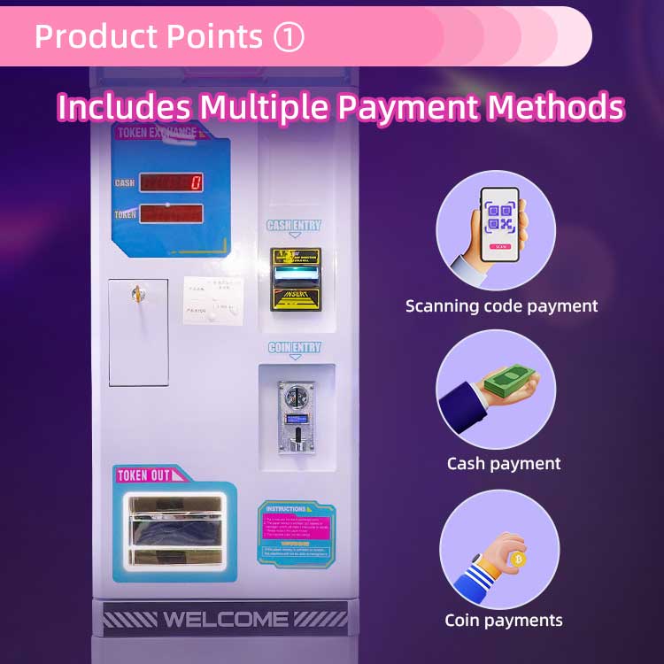 YY Anti-theft Arcade Token Exchange Machine Detail3