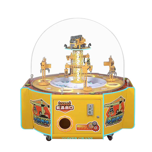 4 Jogadores Lucky Tower Crane Toy Catching Claw Machine Imagem principal1