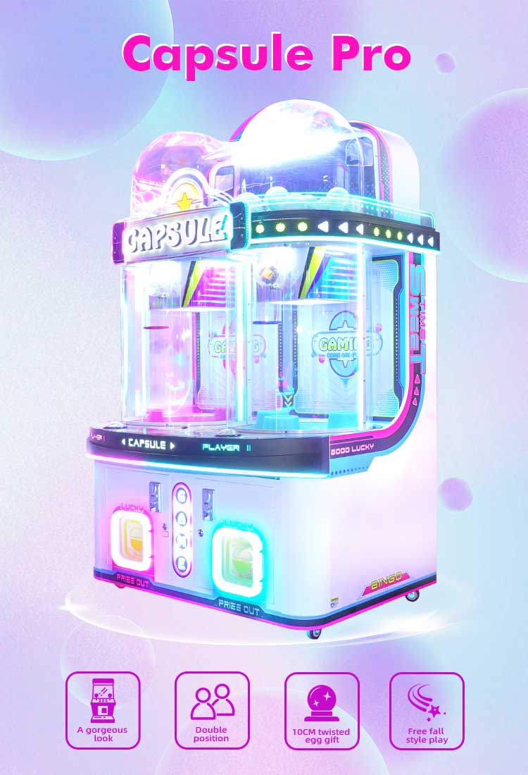 Détail de la machine de jeu de rachat de prix Capsule Pro Capsule1