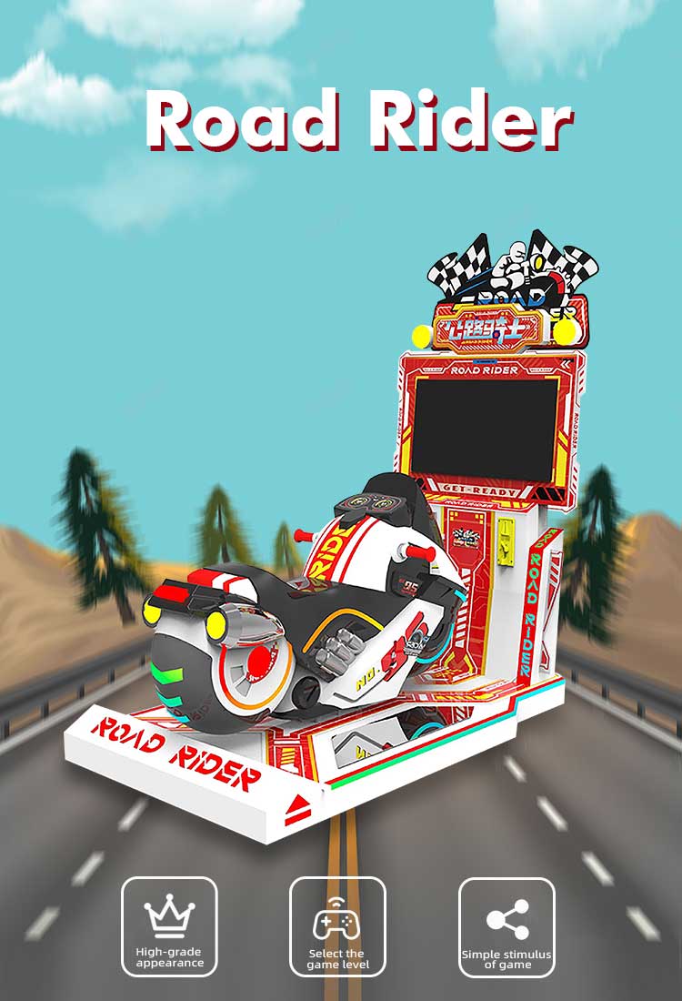 Road Rider Kids Motorcycle Arcade Game Detail1