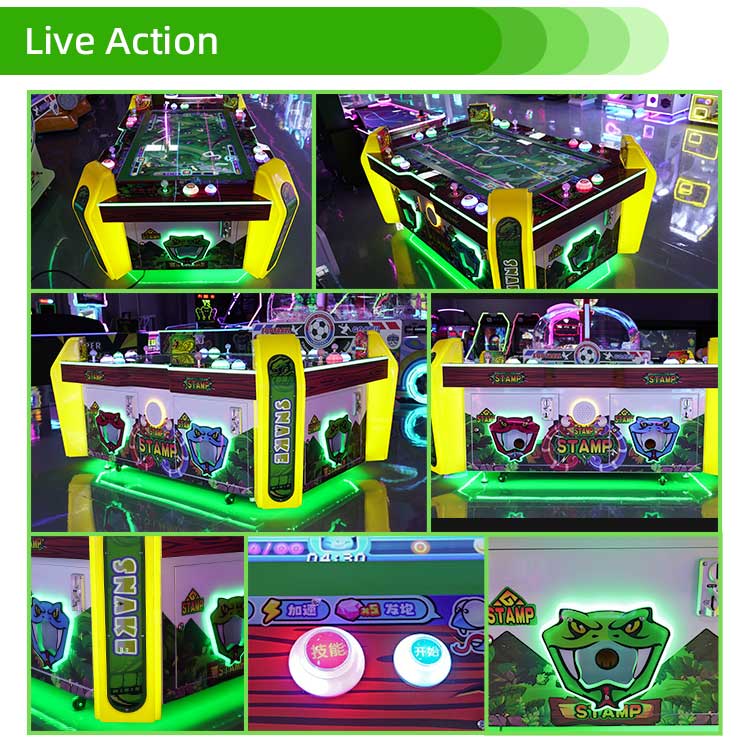 6 Players Snake Arcade Prize Redemption Game Detail5