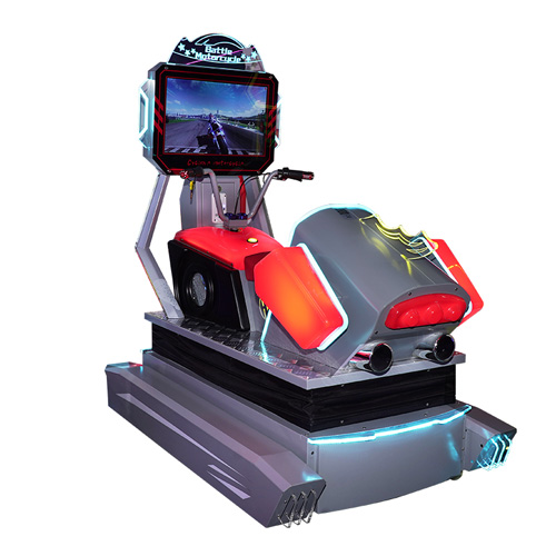 Battle Motorcycle Game Arcade With Dynamic Platform Main Image1