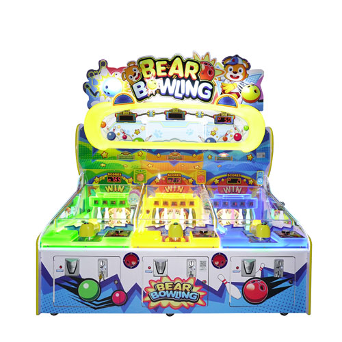 Bear Bowling Kids Arcade Bowling Game Machines Hoofdafbeelding1