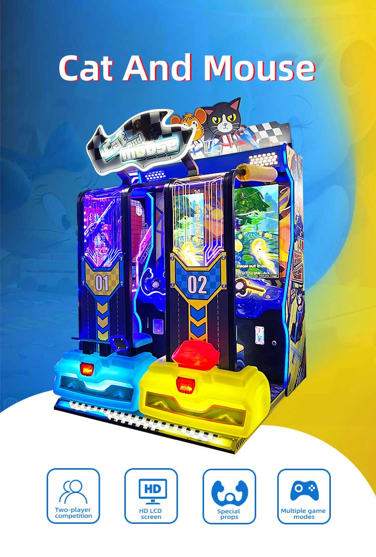 Cat And Mouse Driving Arcade Game Machine Detail1