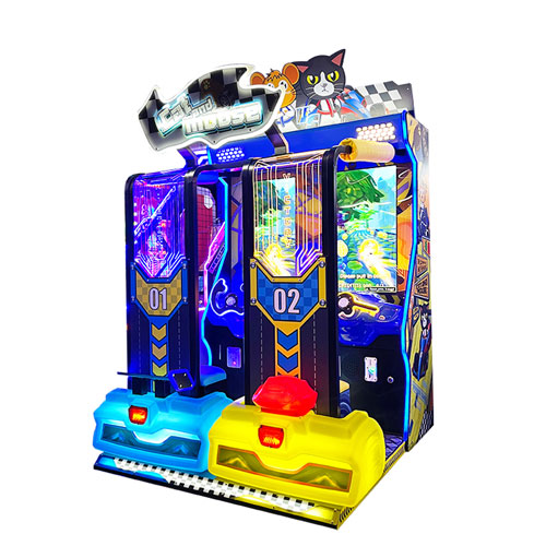 Cat And Mouse Driving Arcade Game Machine Main Image1