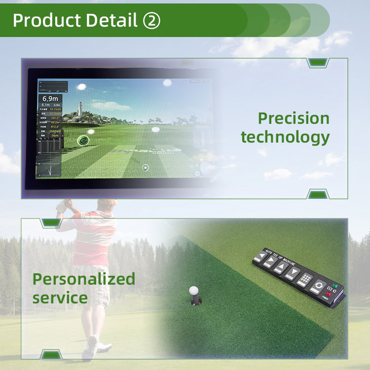 Customizable Basement Golf Simulator Detail4