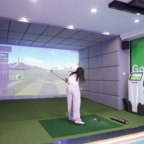 Customizable Basement Golf Simulator Main Image1