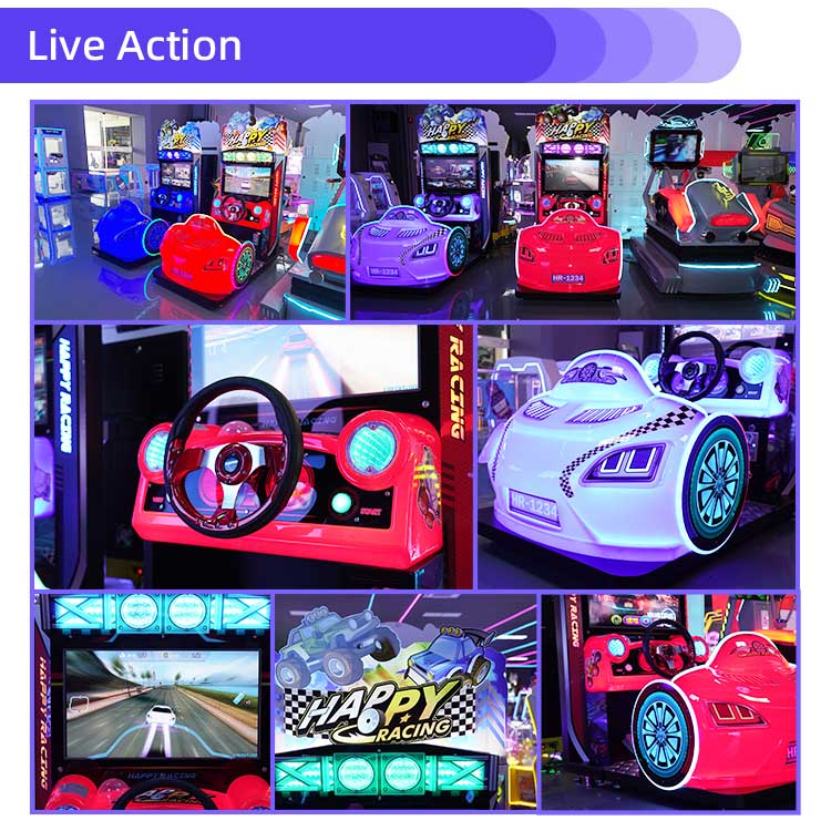 Happy Racing Car Racing Arcade Game Machines Detail5