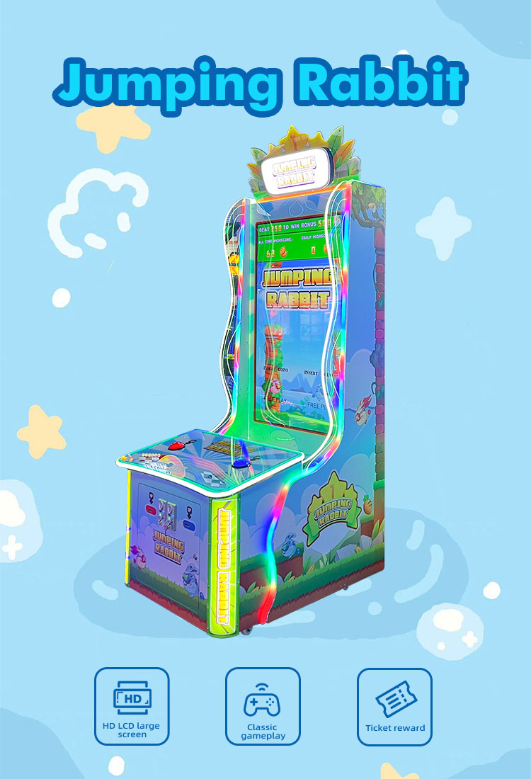 Jumping Rabbit Flappy Bird Arcade Ticket Redemption Game Detail1