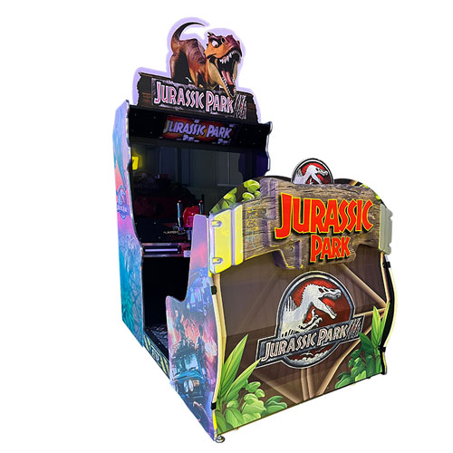 Imagen principal del juego de arcade de disparos Jurassic Park Versión sin movimiento1