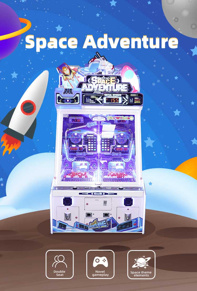 Space Adventure Ball Pusher Arcade Game Detail1