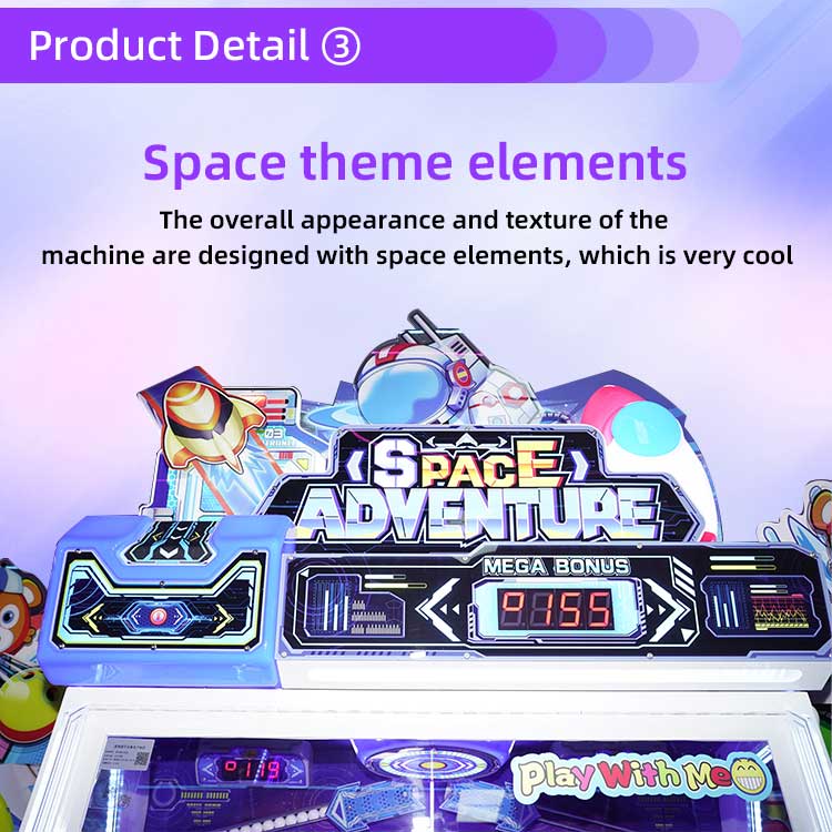 Space Adventure Ball Pusher Arcade Game Detail5