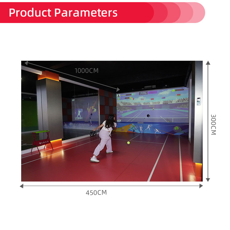 Interactive Projection Indoor Tennis Simulator Detail2