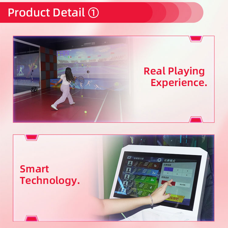 Interactive Projection Indoor Tennis Simulator Detail3