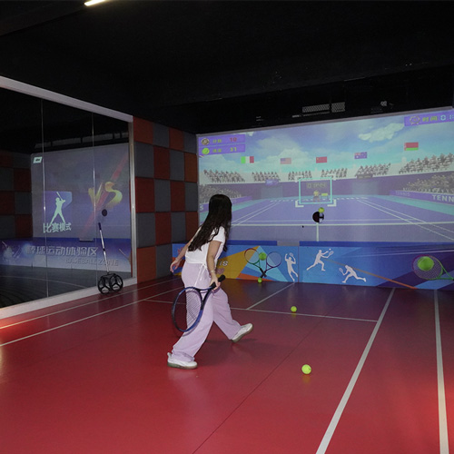 Interactive Projection Indoor Tennis Simulator Main Image1