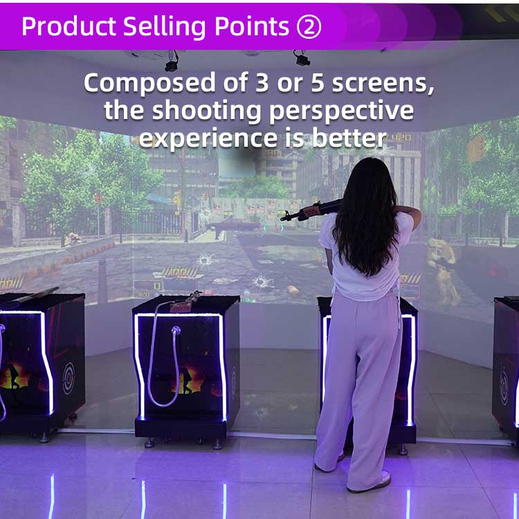 Multi-person Projection Interactive Shooting Simulator Detail4