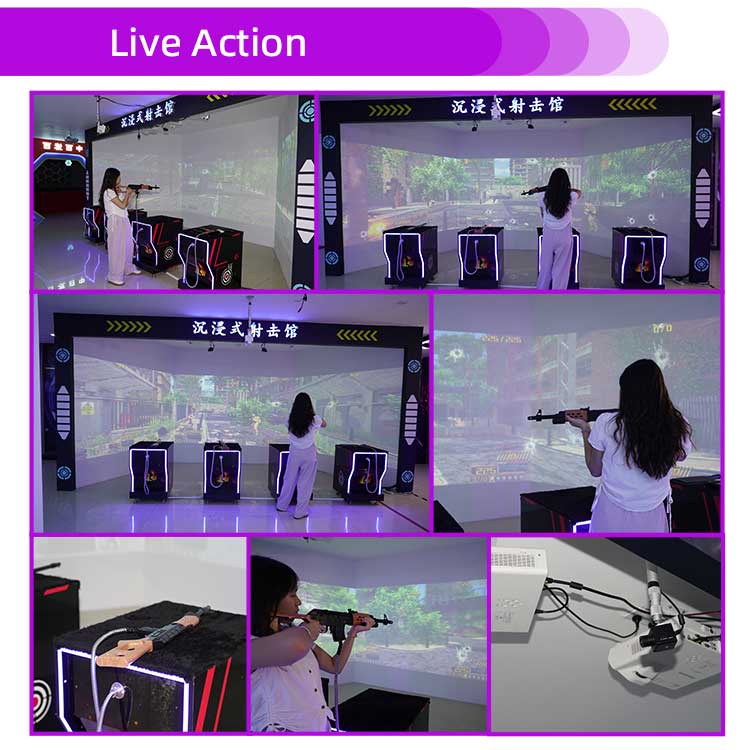 Multi-person Projection Interactive Shooting Simulator Detail6