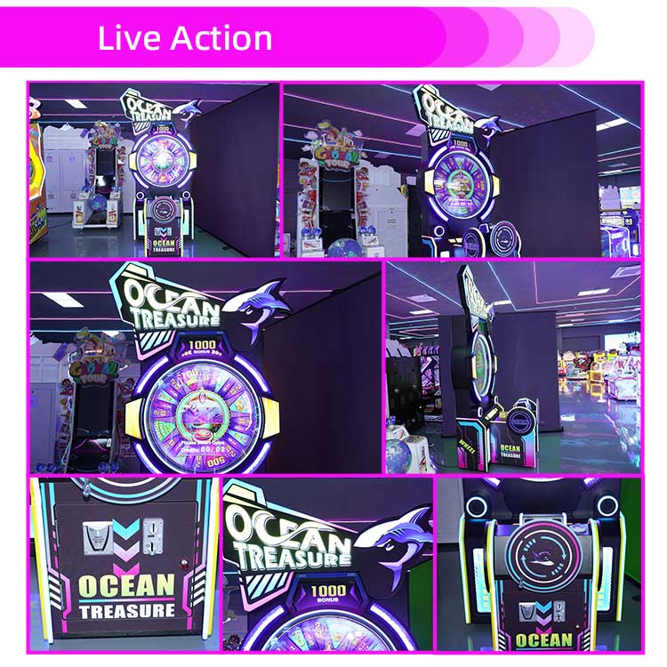 Ocean Treasure Arcade Spinner Wheel Redemption Arcade Games Detail6