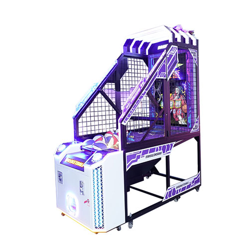 Macchina arcade di tiro a basket a sorpresa con schermo LCD Immagine principale1