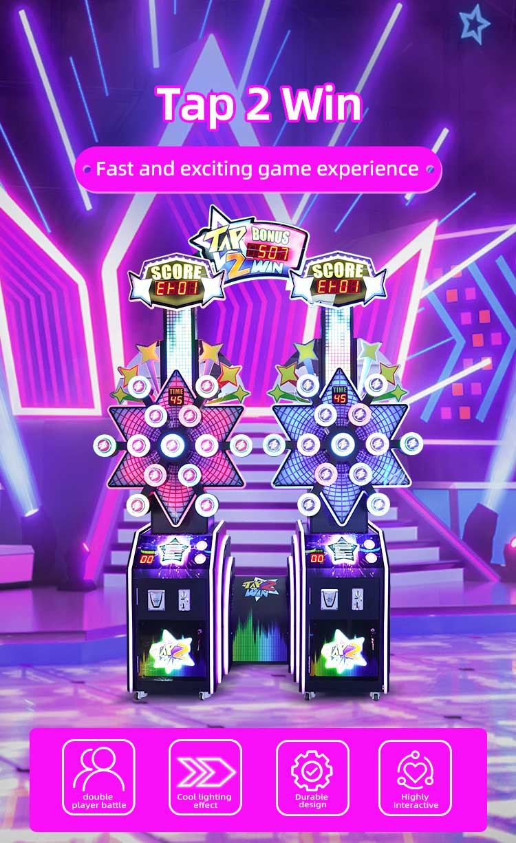 Tap 2 Win Ticket Redemption Arcade Machine Detail1