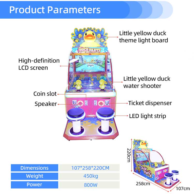 Duck Party Water Shooting Arcade Game Duck Arcade Detail2