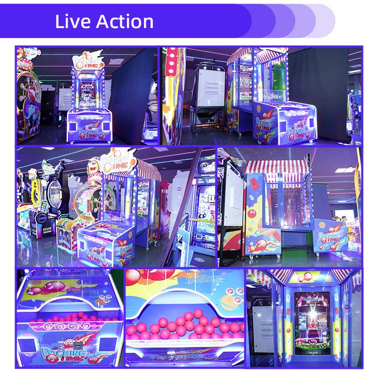 Pitching Time Ball Toss Arcade Game Redemption Game Machine Detail5