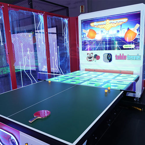 Tafeltennissimulator AR Pingpongspel Arcade Hoofdafbeelding1