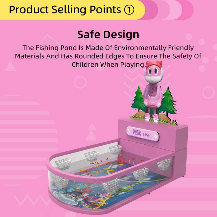 Viki Kiddie Pool Fishing Game Machine Detail3