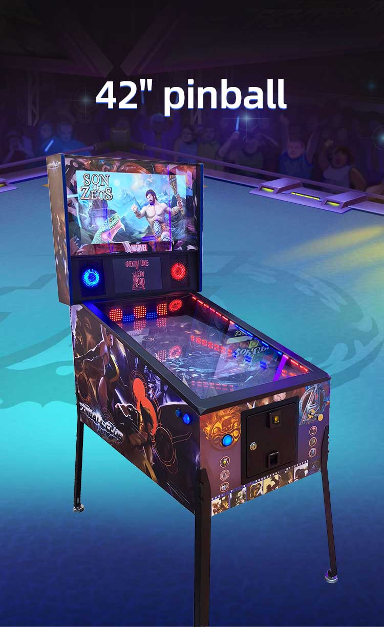 42 Inch 4K Virtual Pinball Machine Detail1