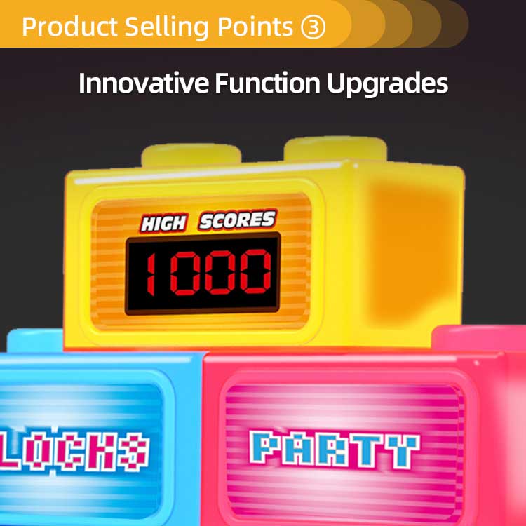 Blocks Party 4 Players Arcade Hammer Machine Detail5